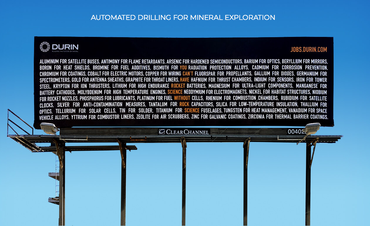 50 ft billboard for Durin