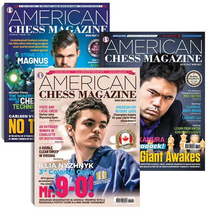 Chess Magazine Examples American Chess Magazine - Where Great Minds Meet