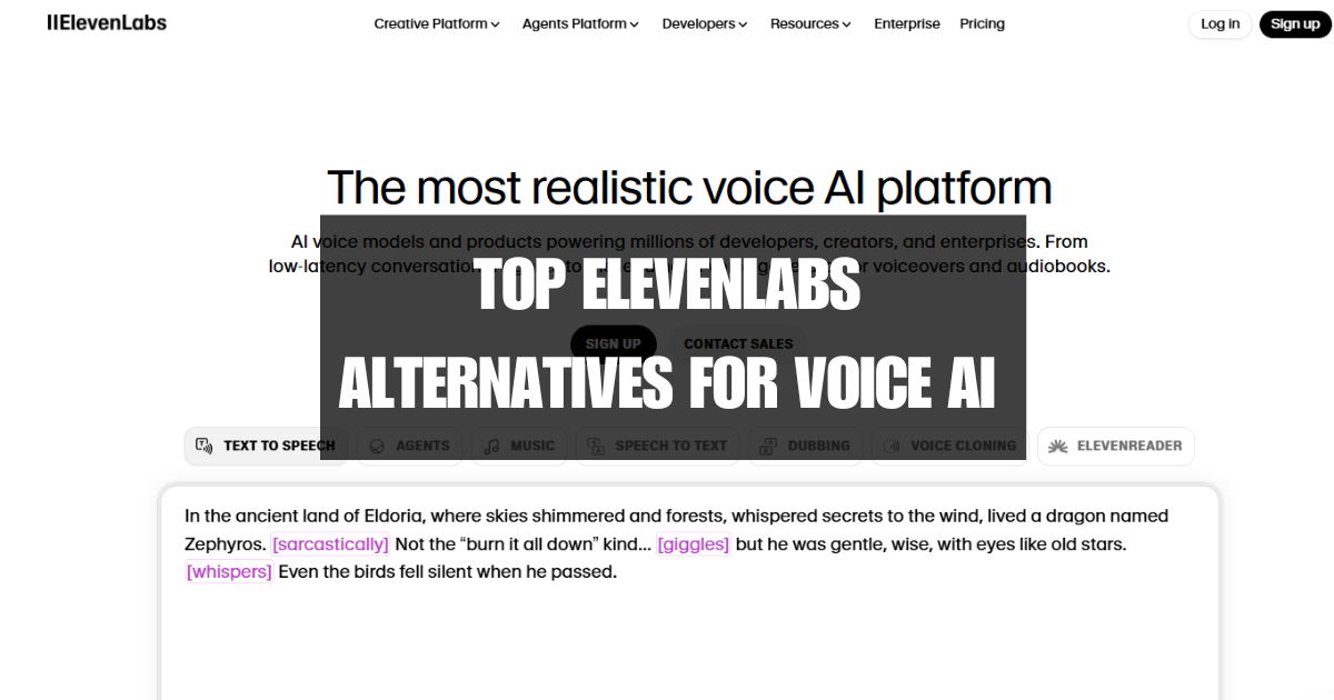 Top ElevenLabs Alternatives for Voice AI in 2025