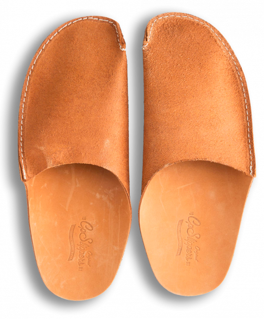 Minimalistische Luxushausschuhe aus Leder