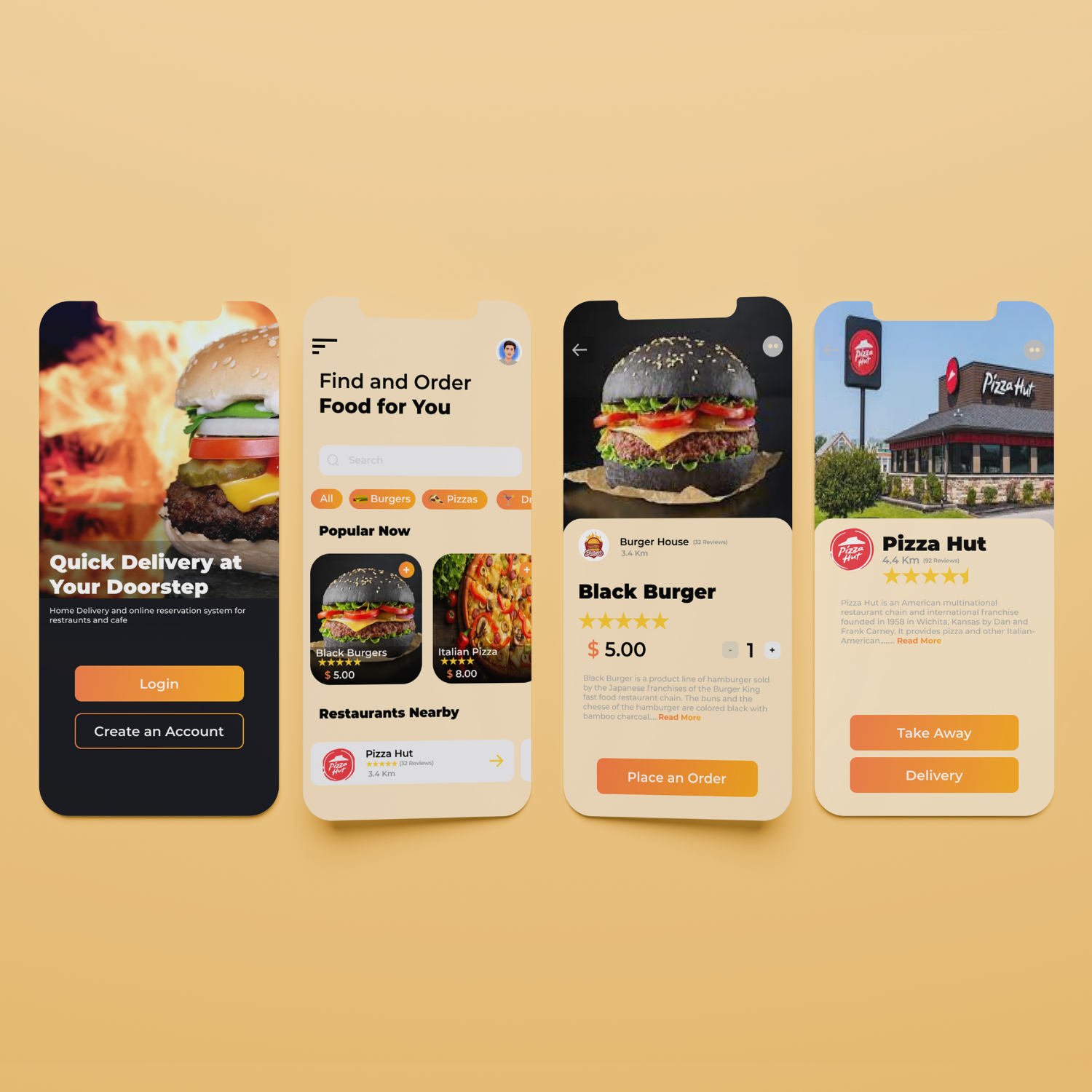 Food App UI Design