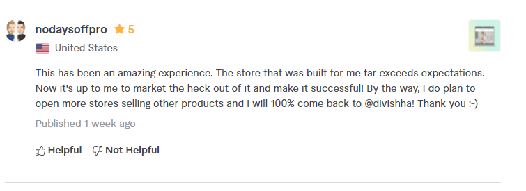 Fiverr Market Place Reviews