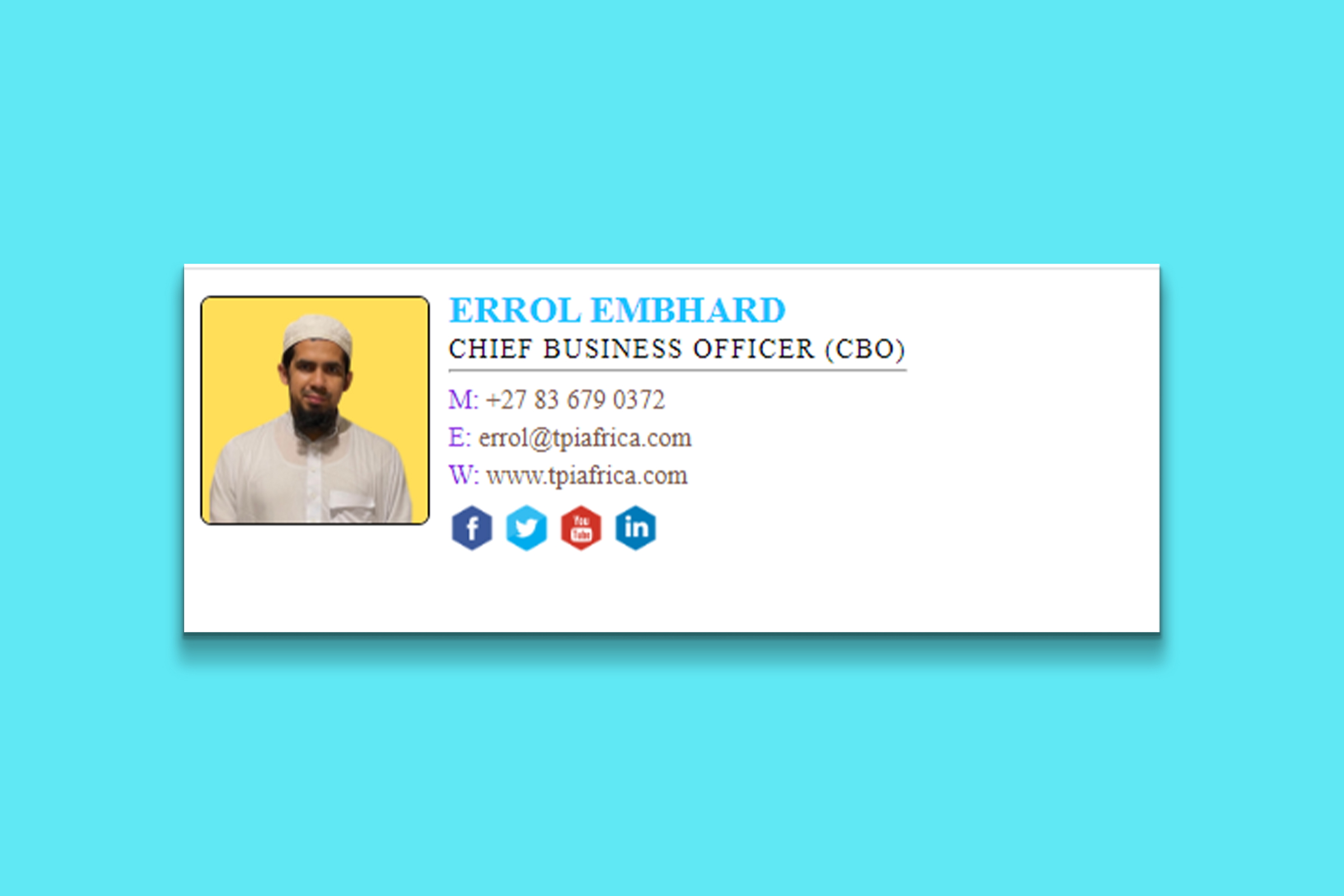 Email signature