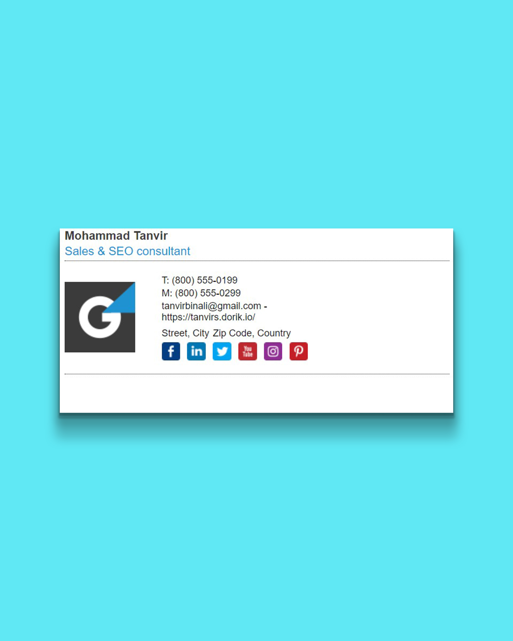 logo email signature