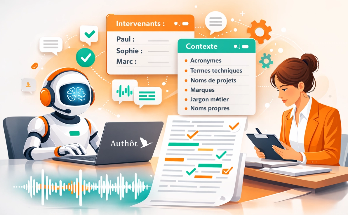Assistant IA correcteur de transcription