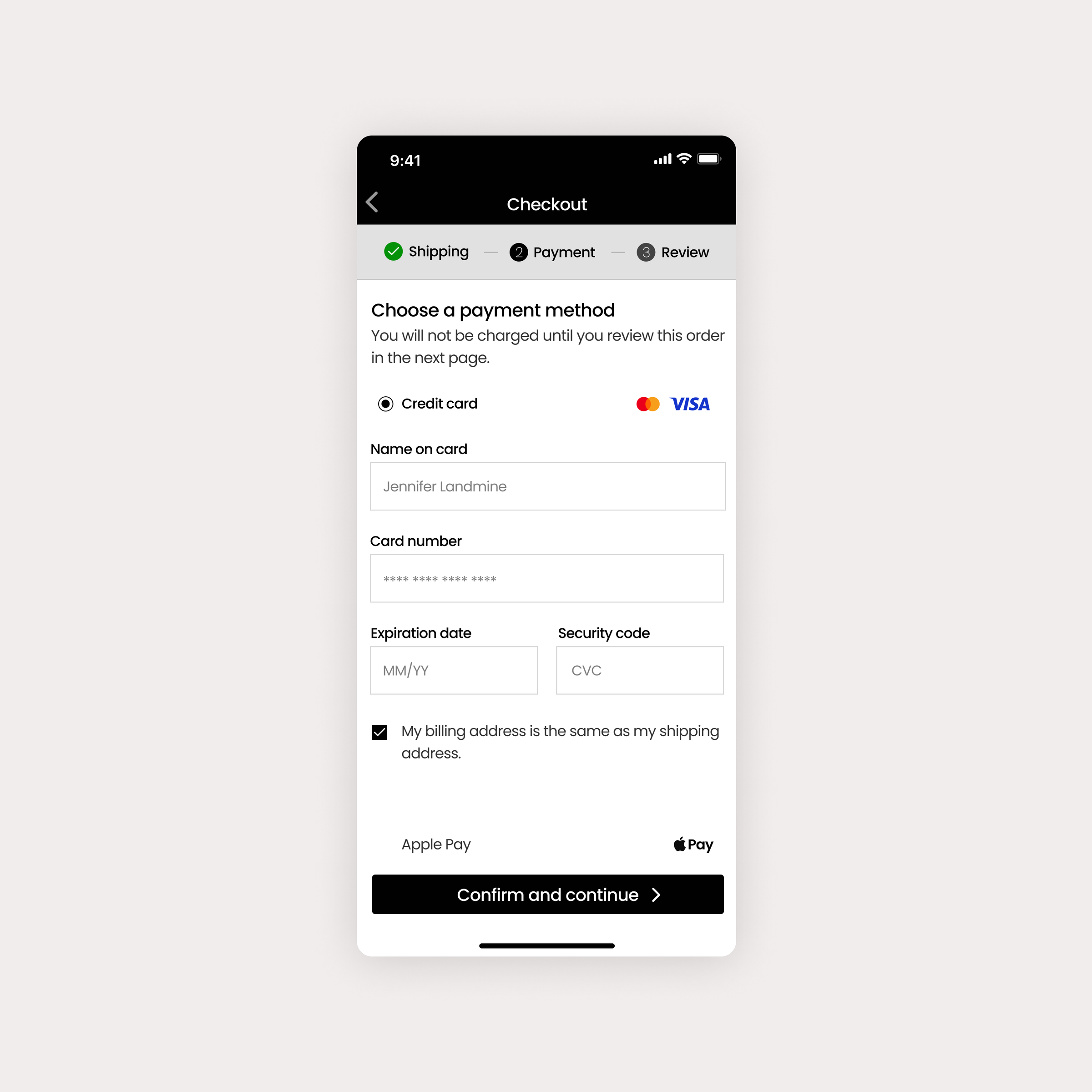 Checkout | UI Challenge