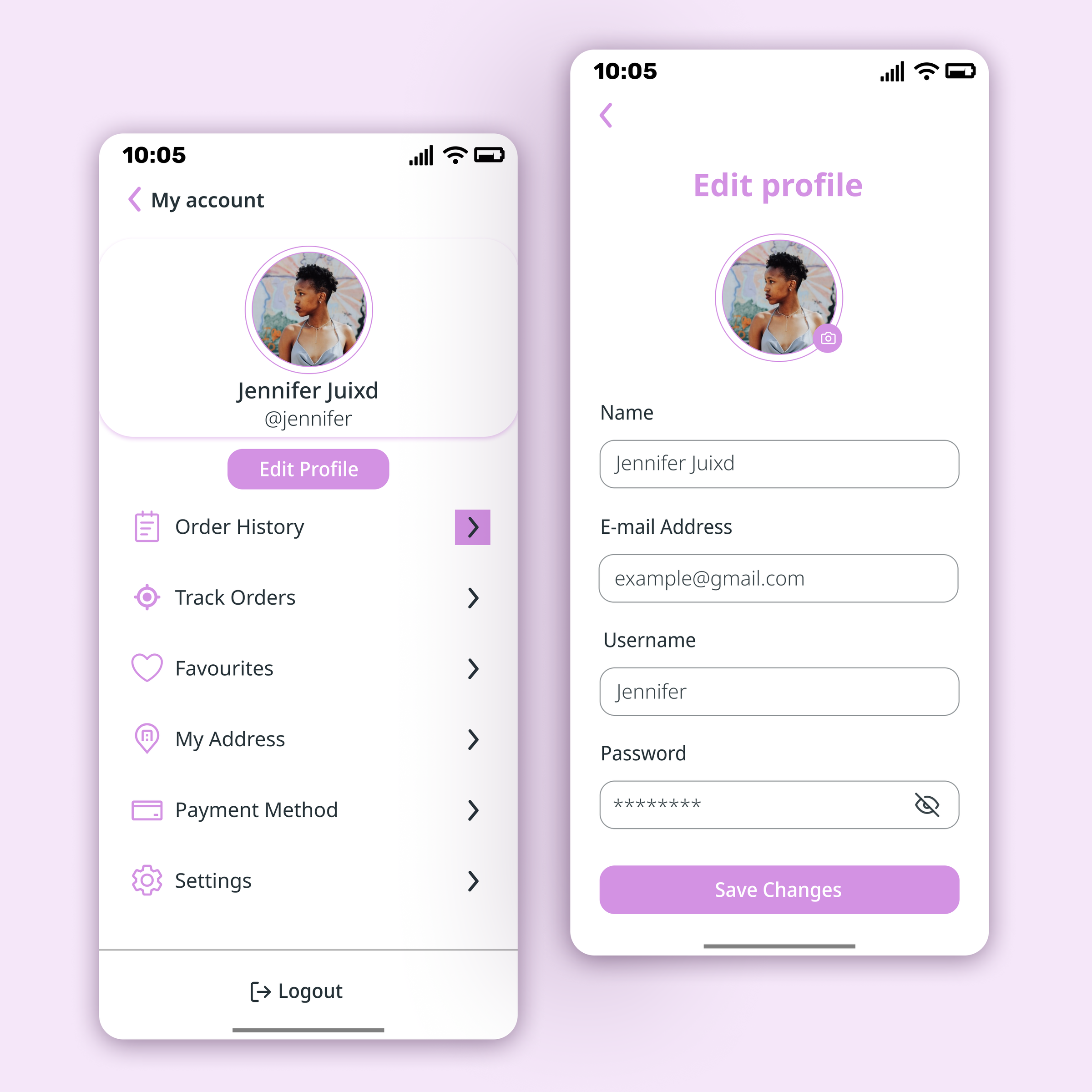 Profile Screen | UI challenge