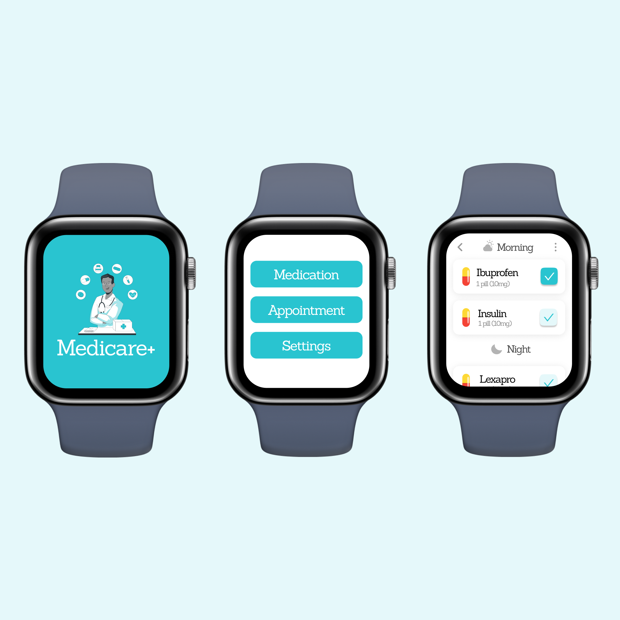Telemedicine iwatch | UI challenge