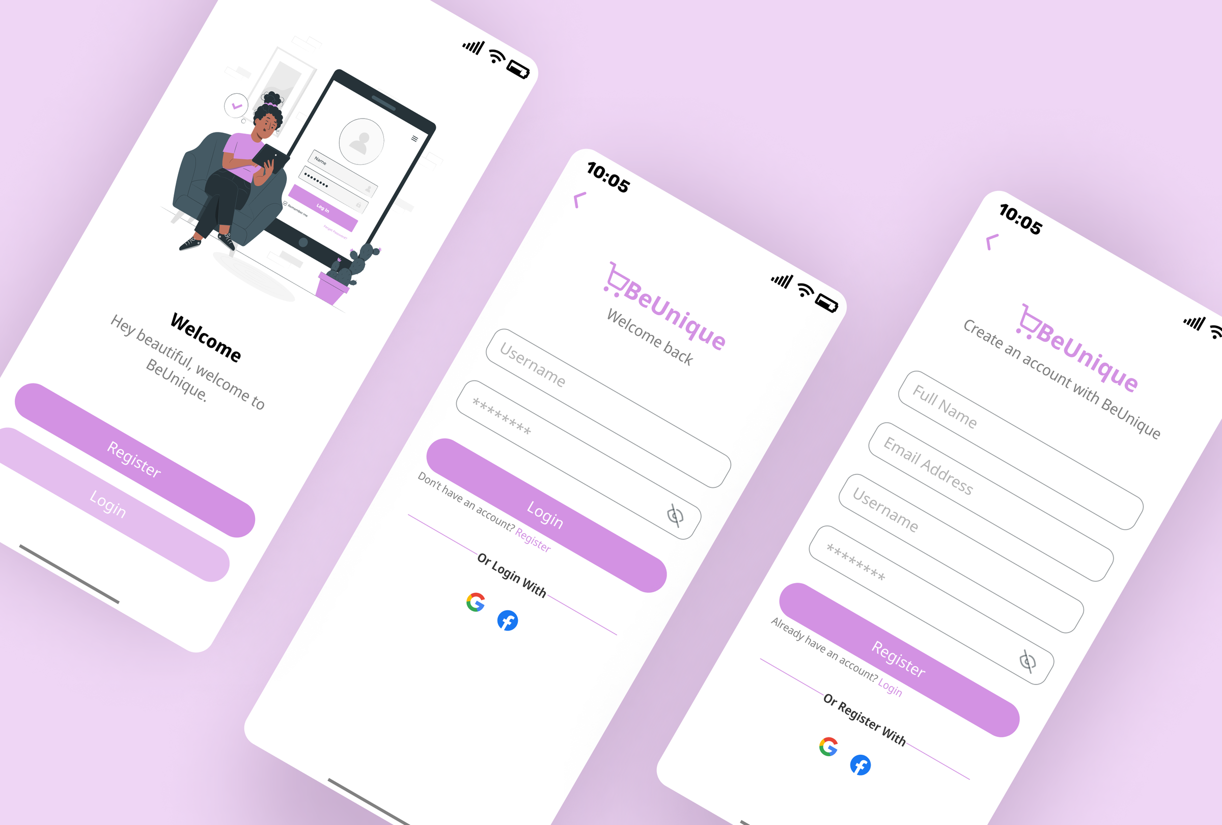 Login/Sign Up Screen 
