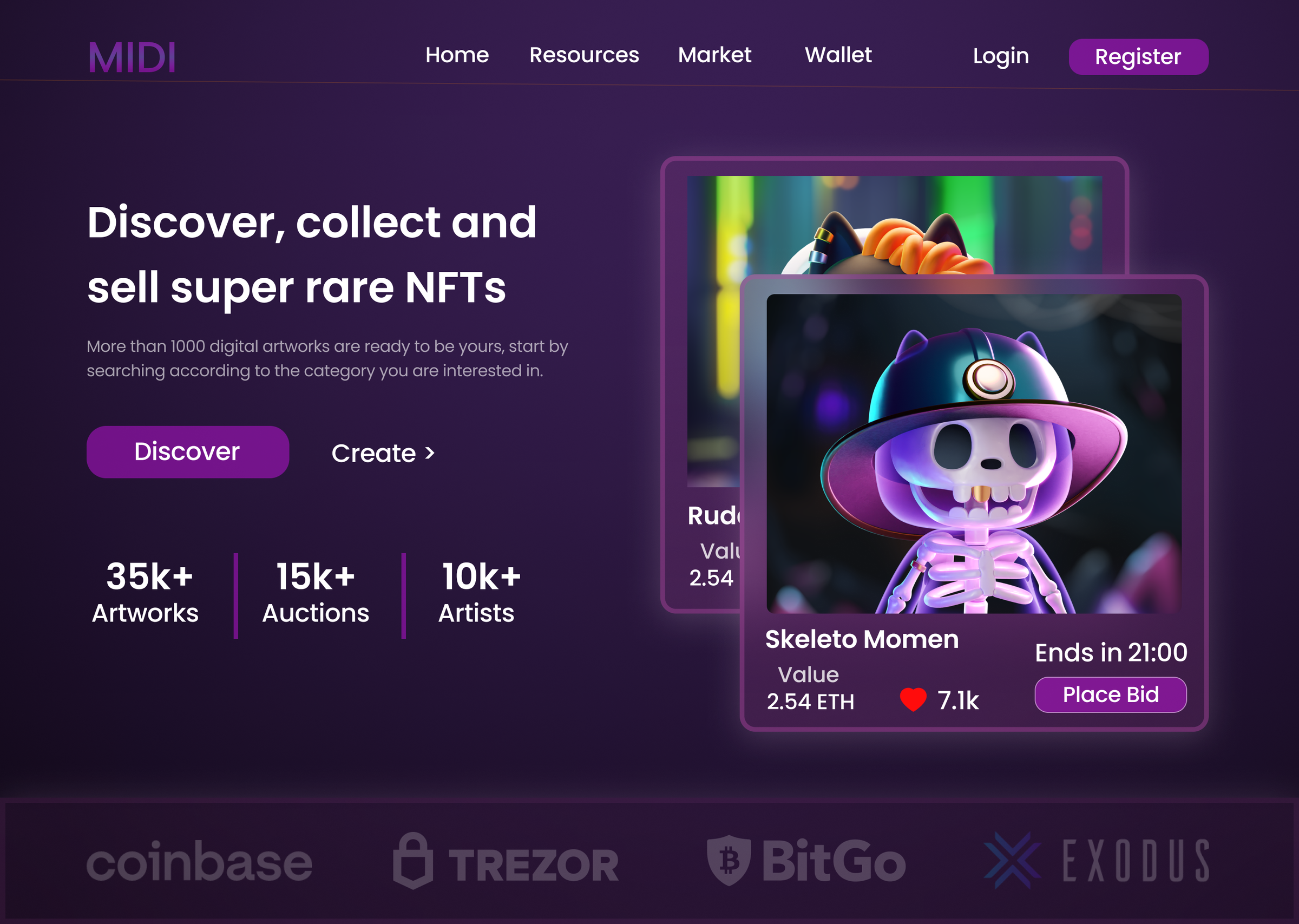NFT Marketplace | UI challlenge