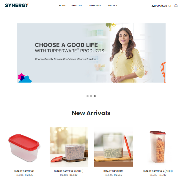 https://github.com/mayurlavadiya/Tupperware-Ecommerce-Site