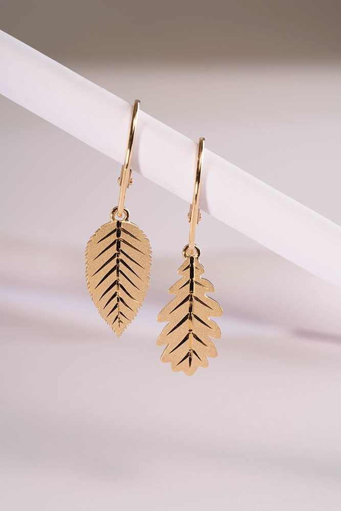 Boucles d'oreilles "Automne" - Or Jaune