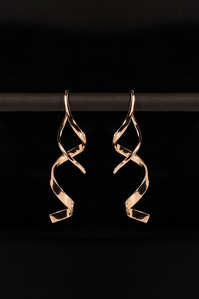 Boucles d'oreilles "Spirale" - Or Jaune