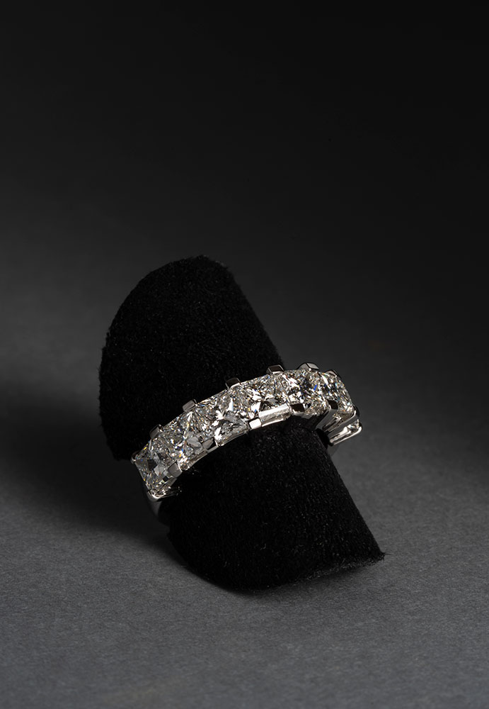 Demi Alliance Diamants - Diamants, Or blanc