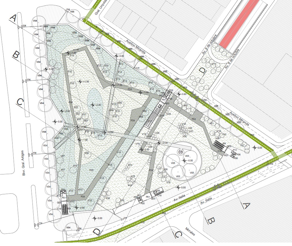 Tres Cruces Urban Biotic Reserve & WSUD Parklands Plan