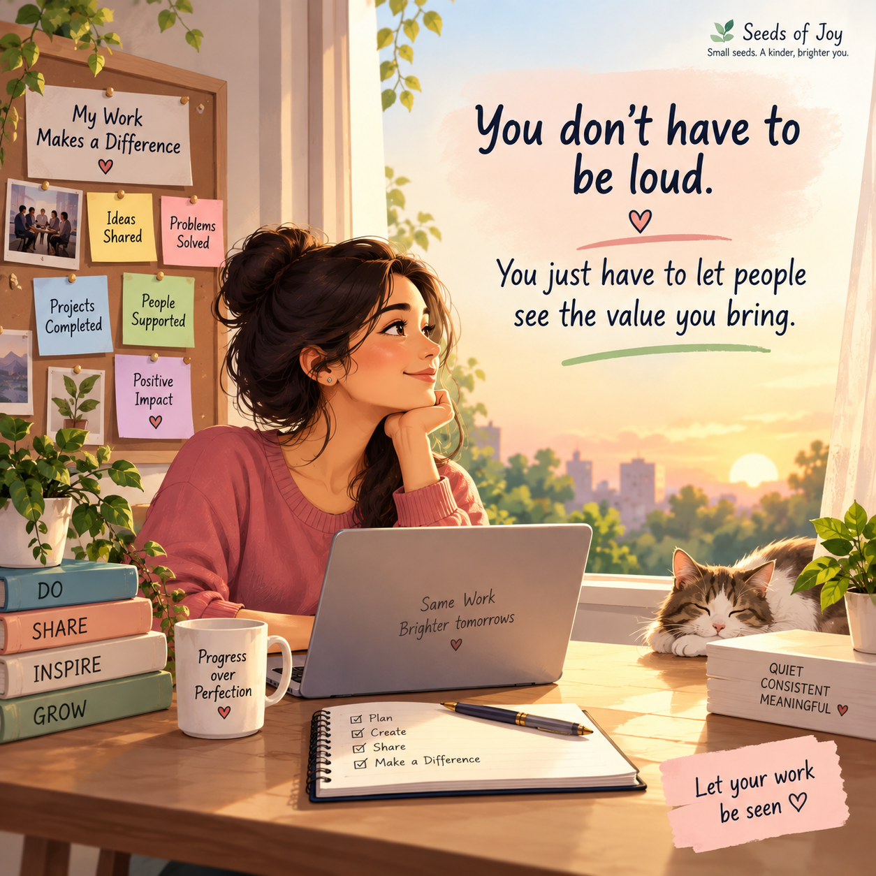 You don't have to be loud