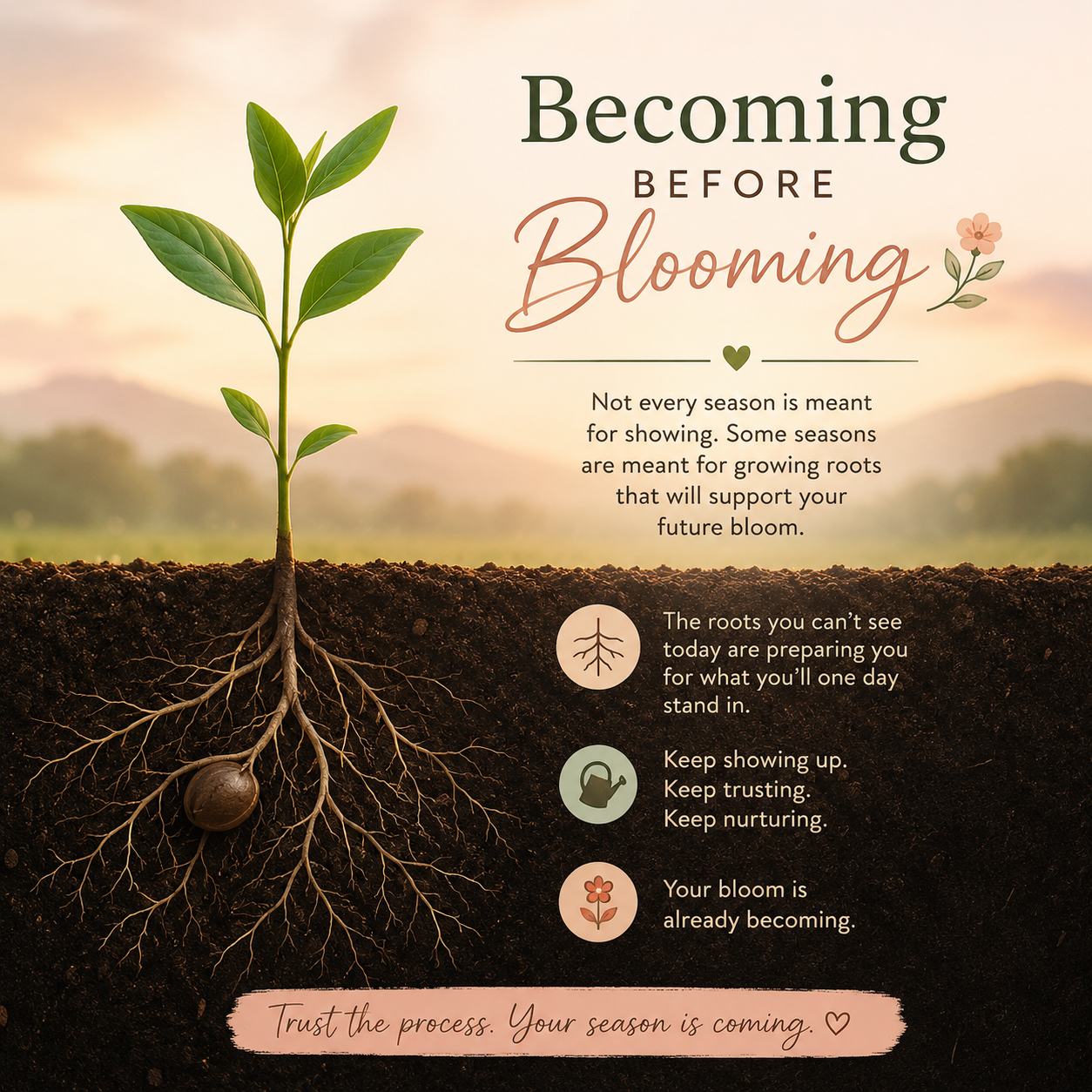Becoming Before Blooming