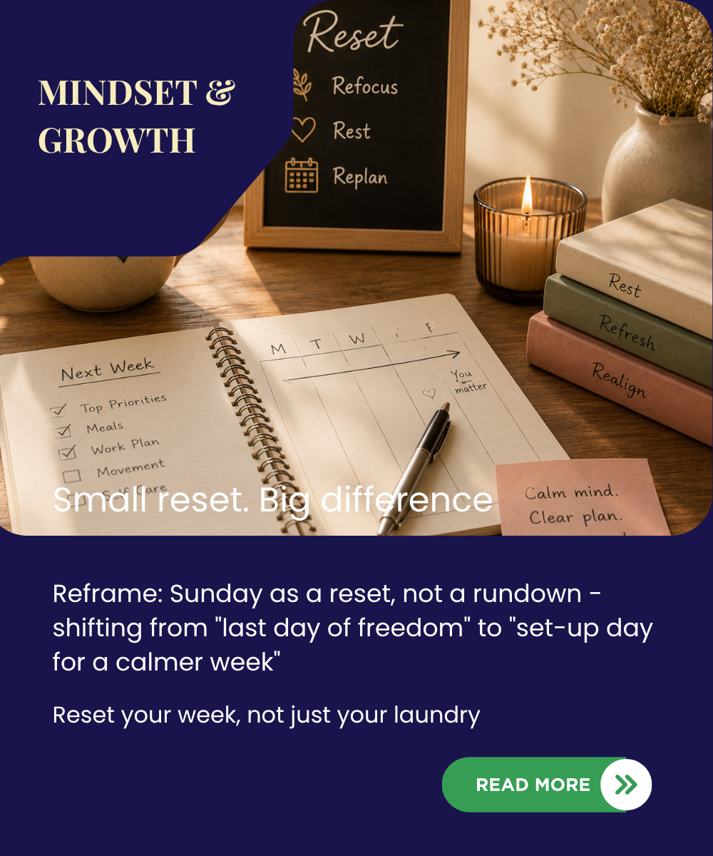 Sunday as a reset, not a rundown 