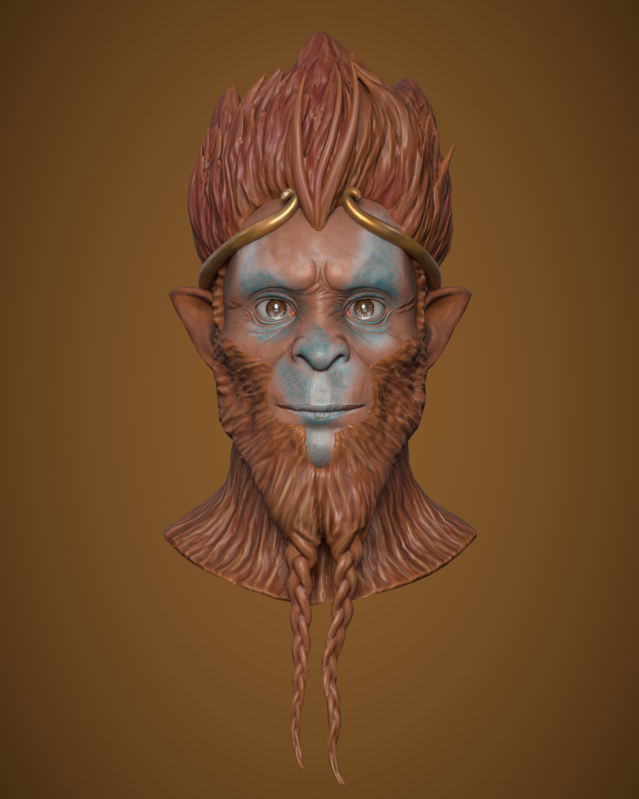 Monkey King - Head Bust