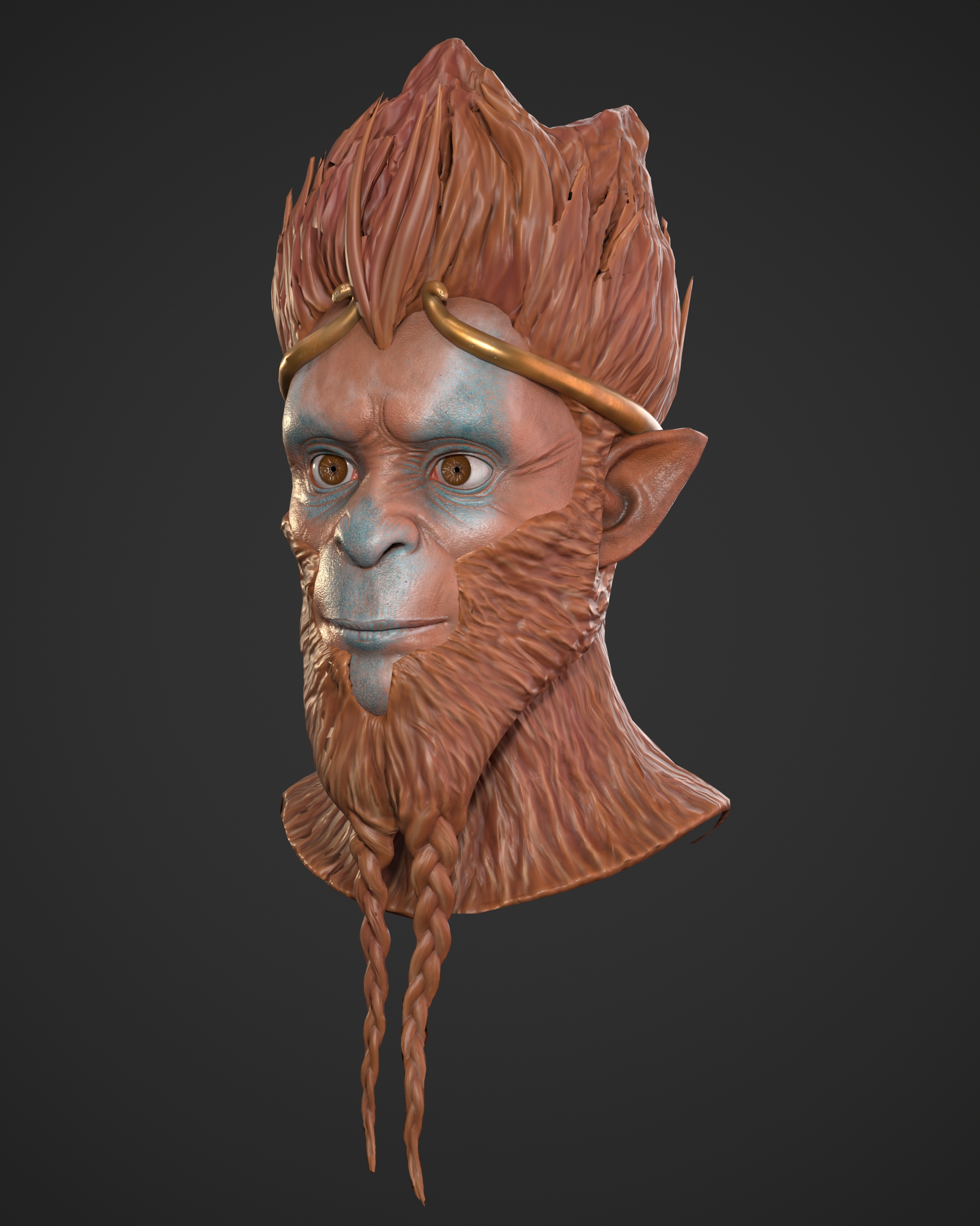 Monkey King - Head Bust