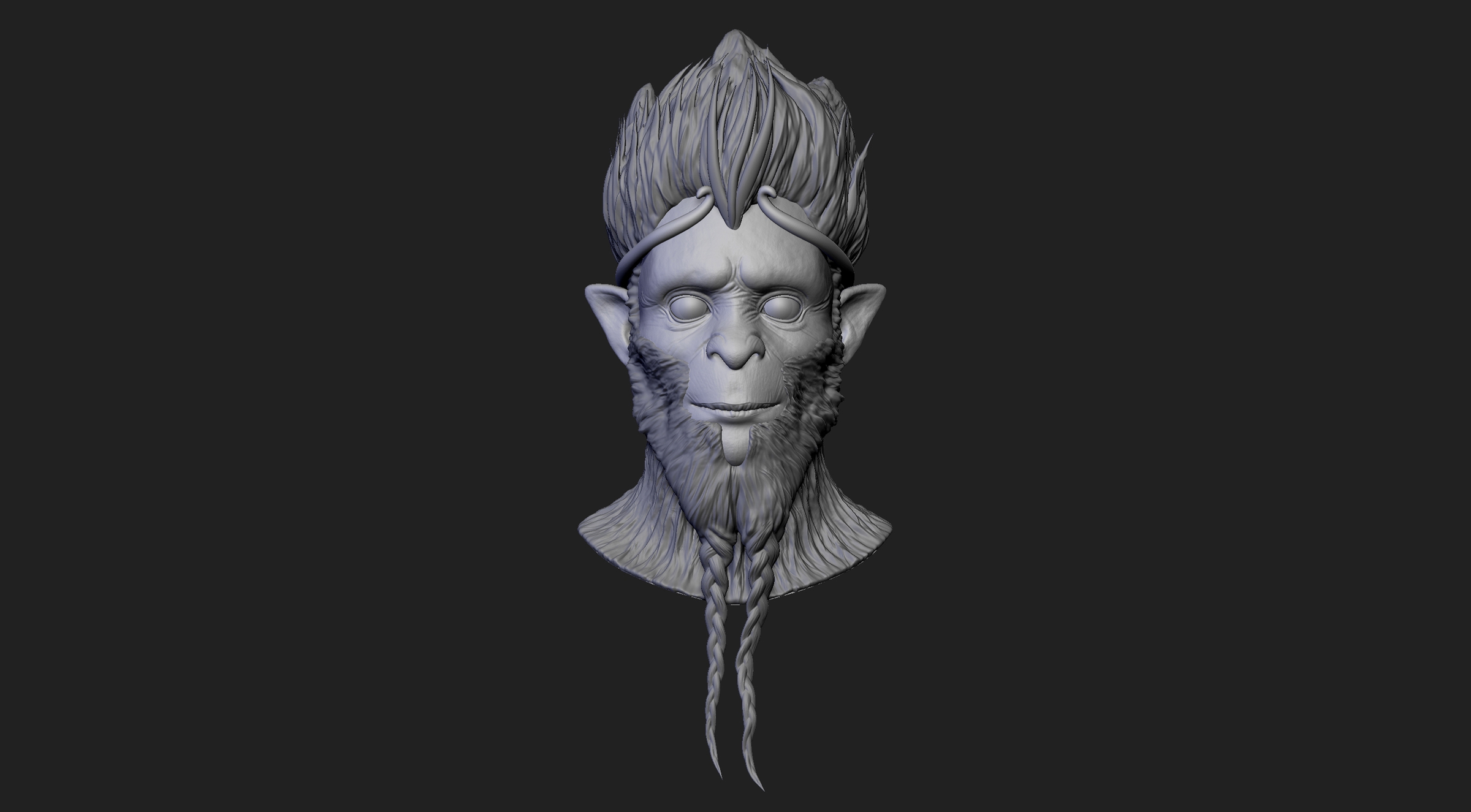 Monkey King - Head Bust