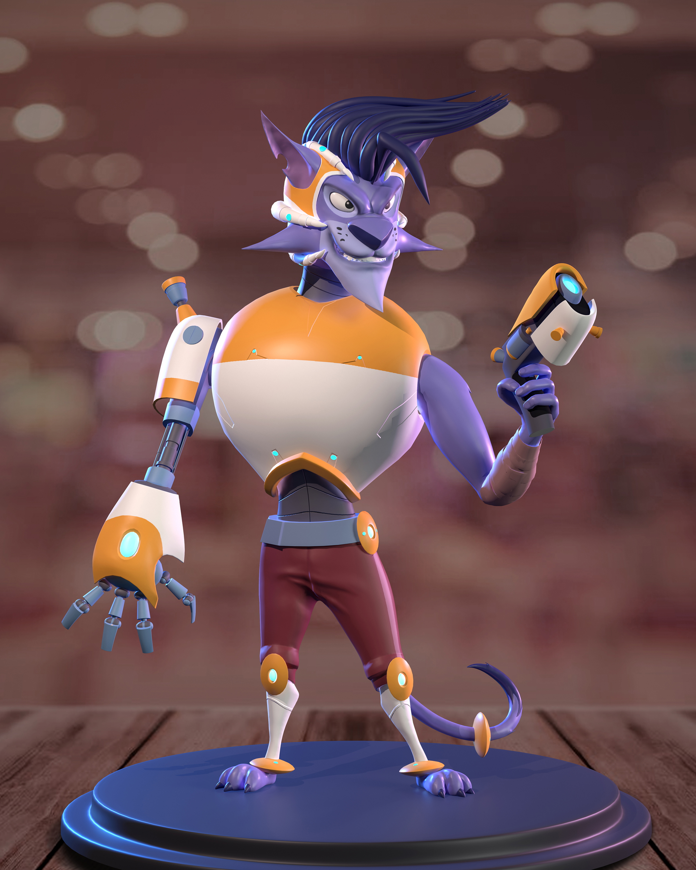 Razor Volt - Sci-Fi Character