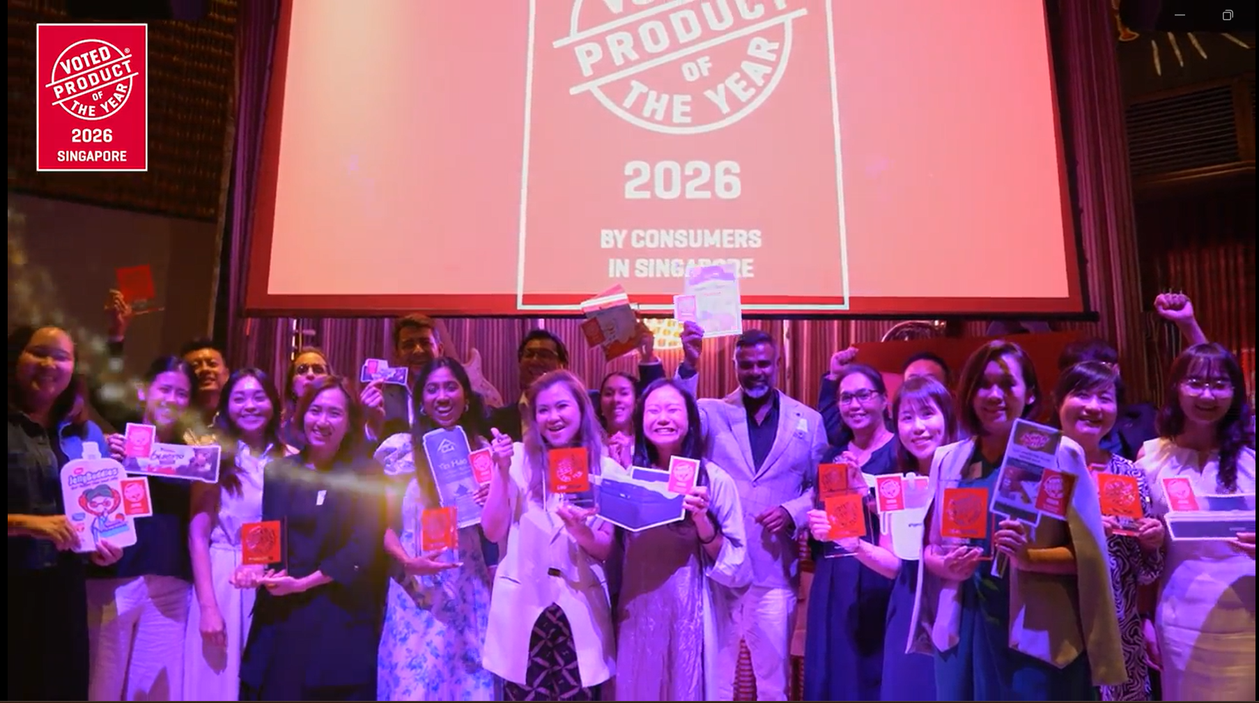 Singapore 2026 Winners Ceremony