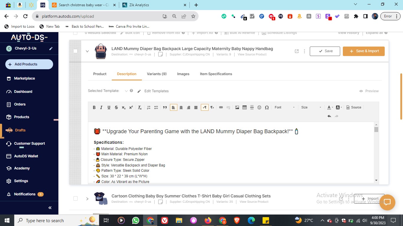 Product Description SEO 