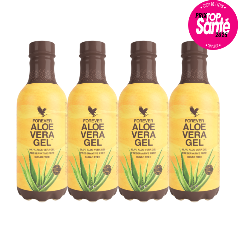 4-Pack Aloe Vera Gel Forever Living, réf.8154, 4x1L