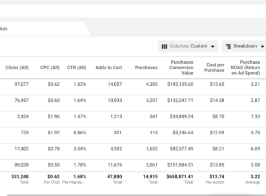 Google Ads Results