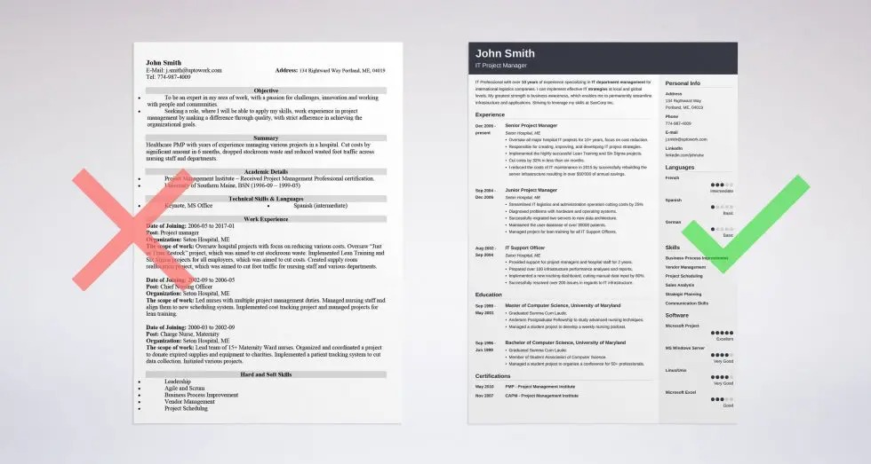 RESUME WRITING