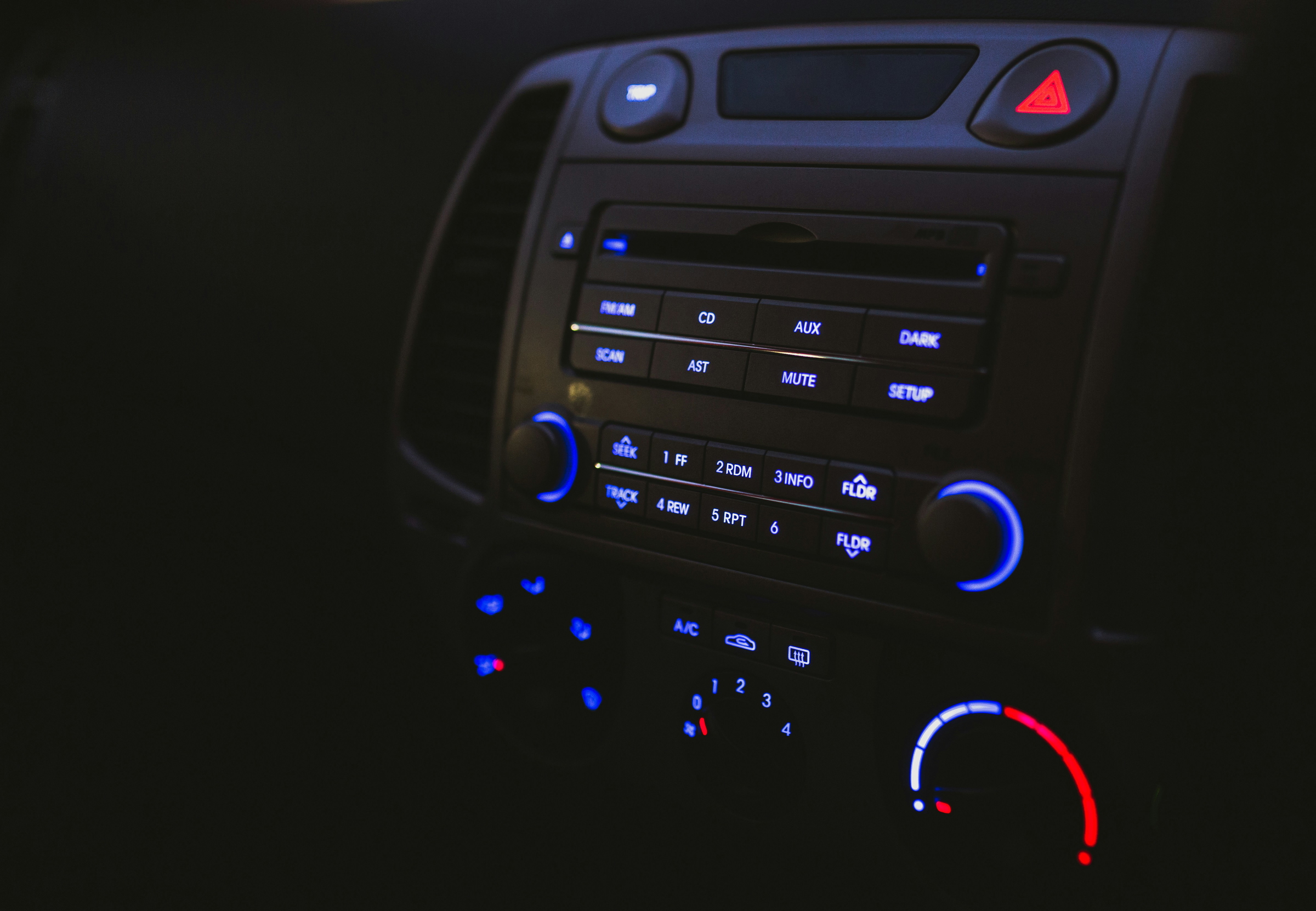 music dashboard