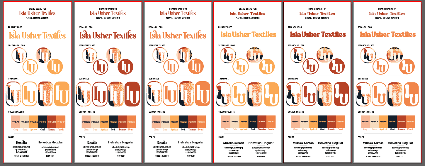 Colour Variations of Design 2