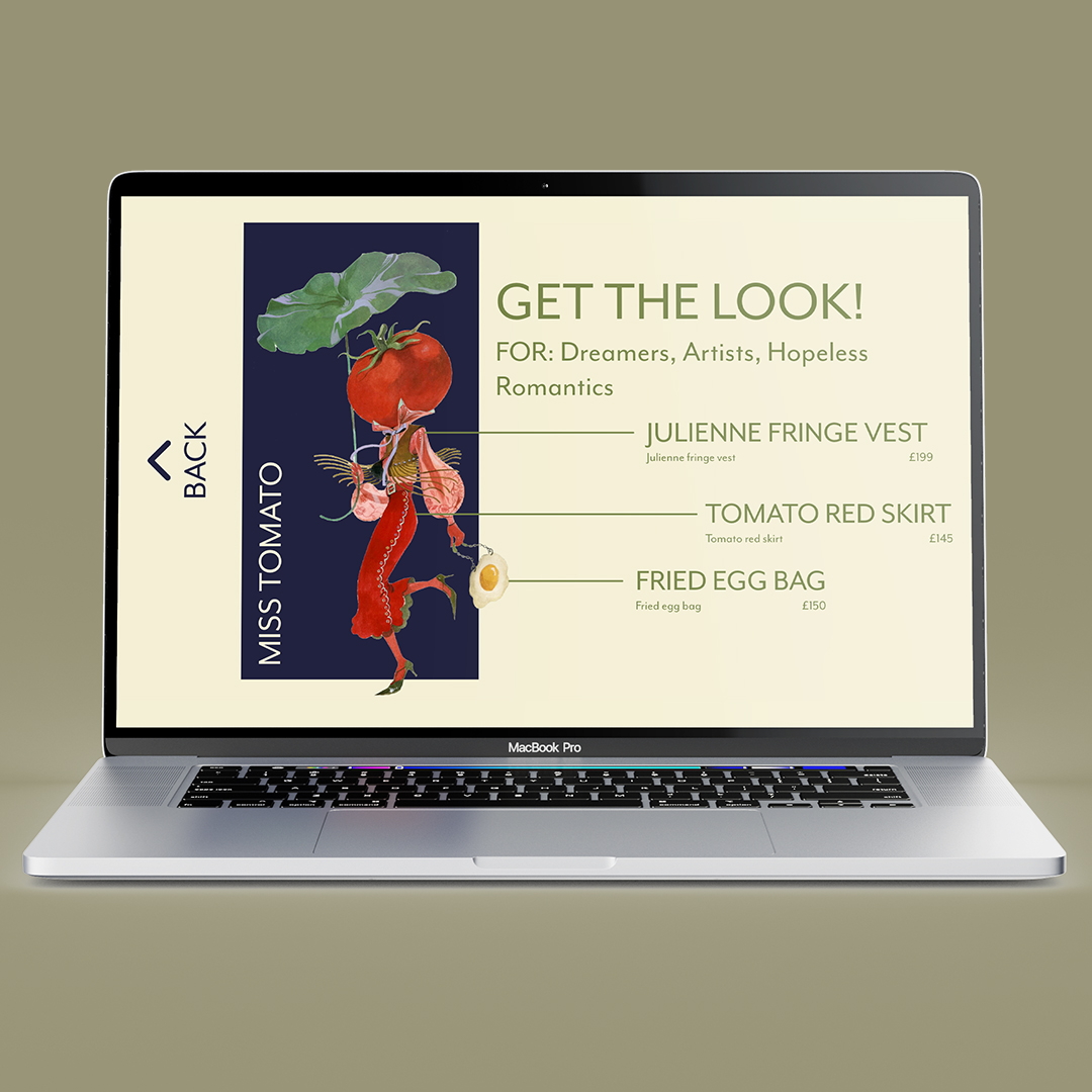 'Holocene' Collaboration Product Page Mock-Up
