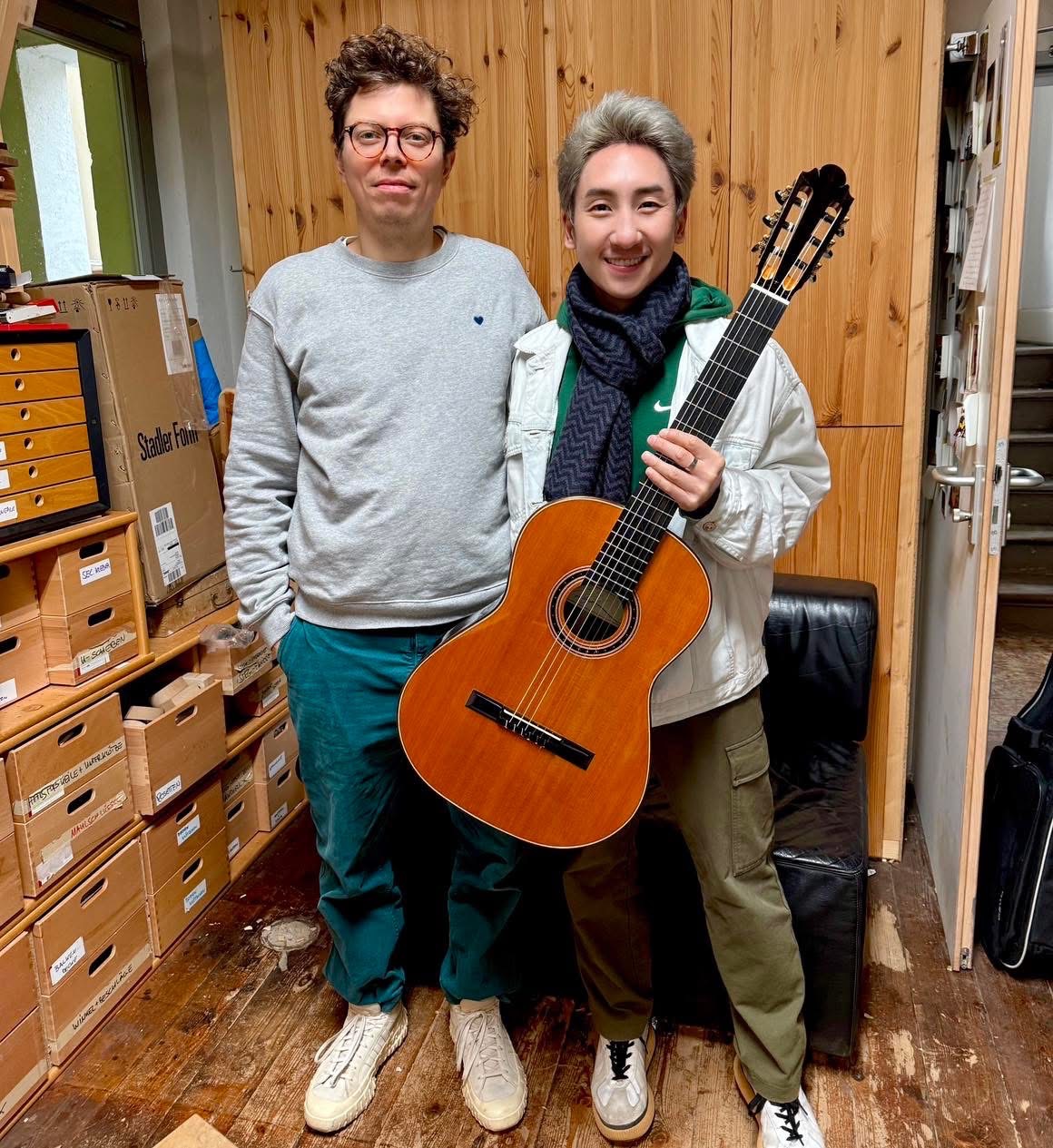 Ekachai with Jacob in Germany