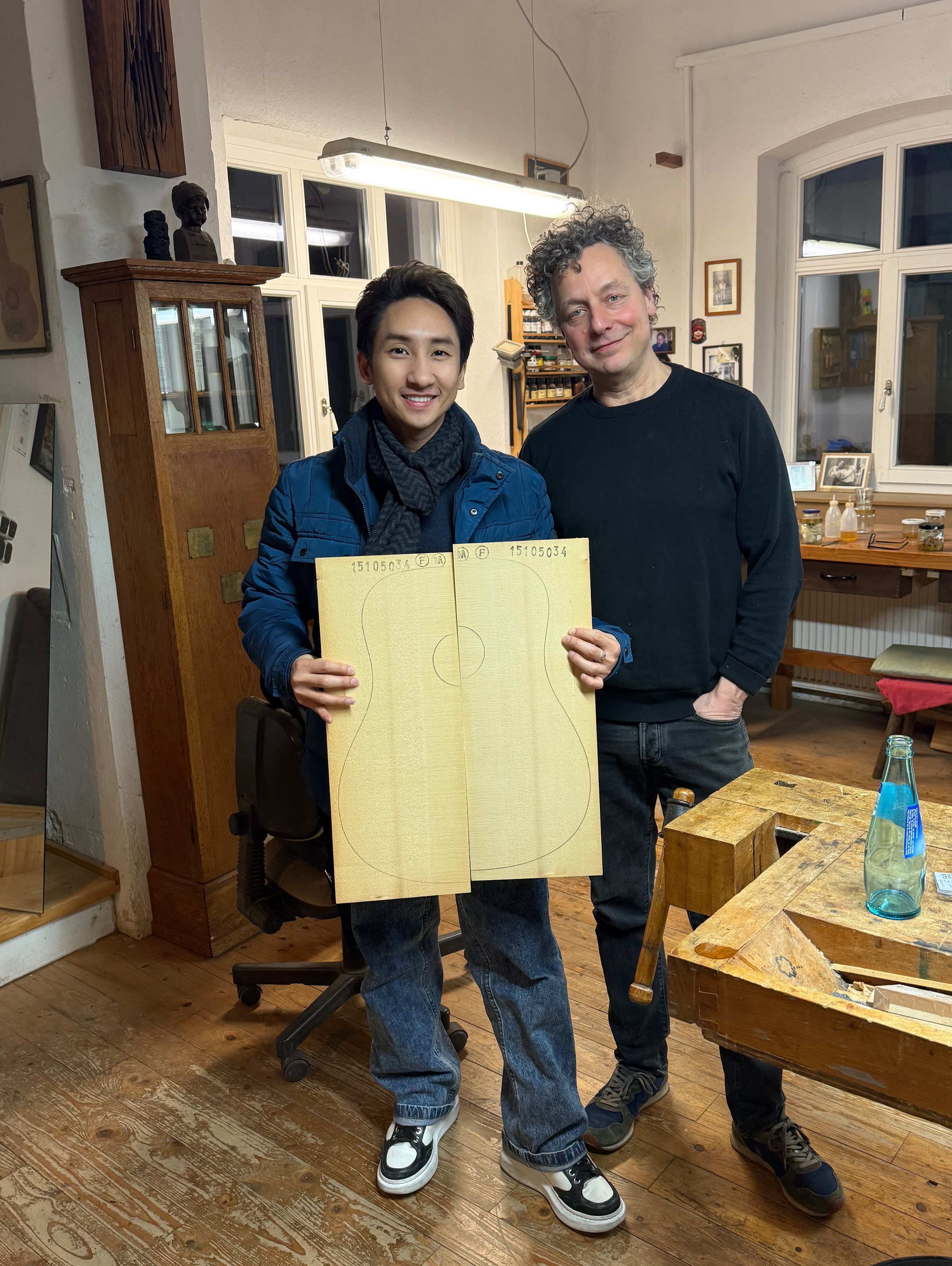 Ekachai with Michel in Germany