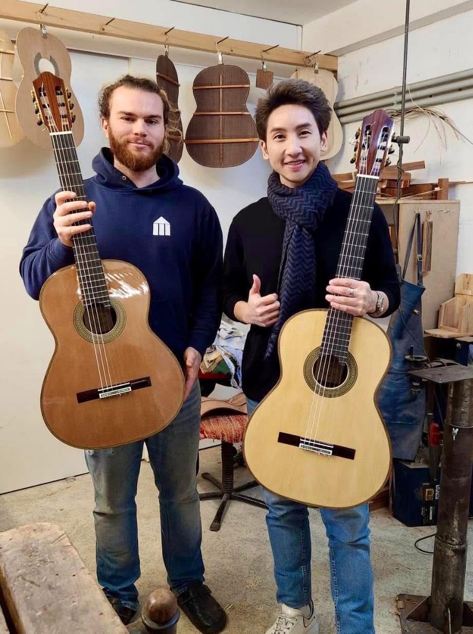 Ekachai with Felix in Germany