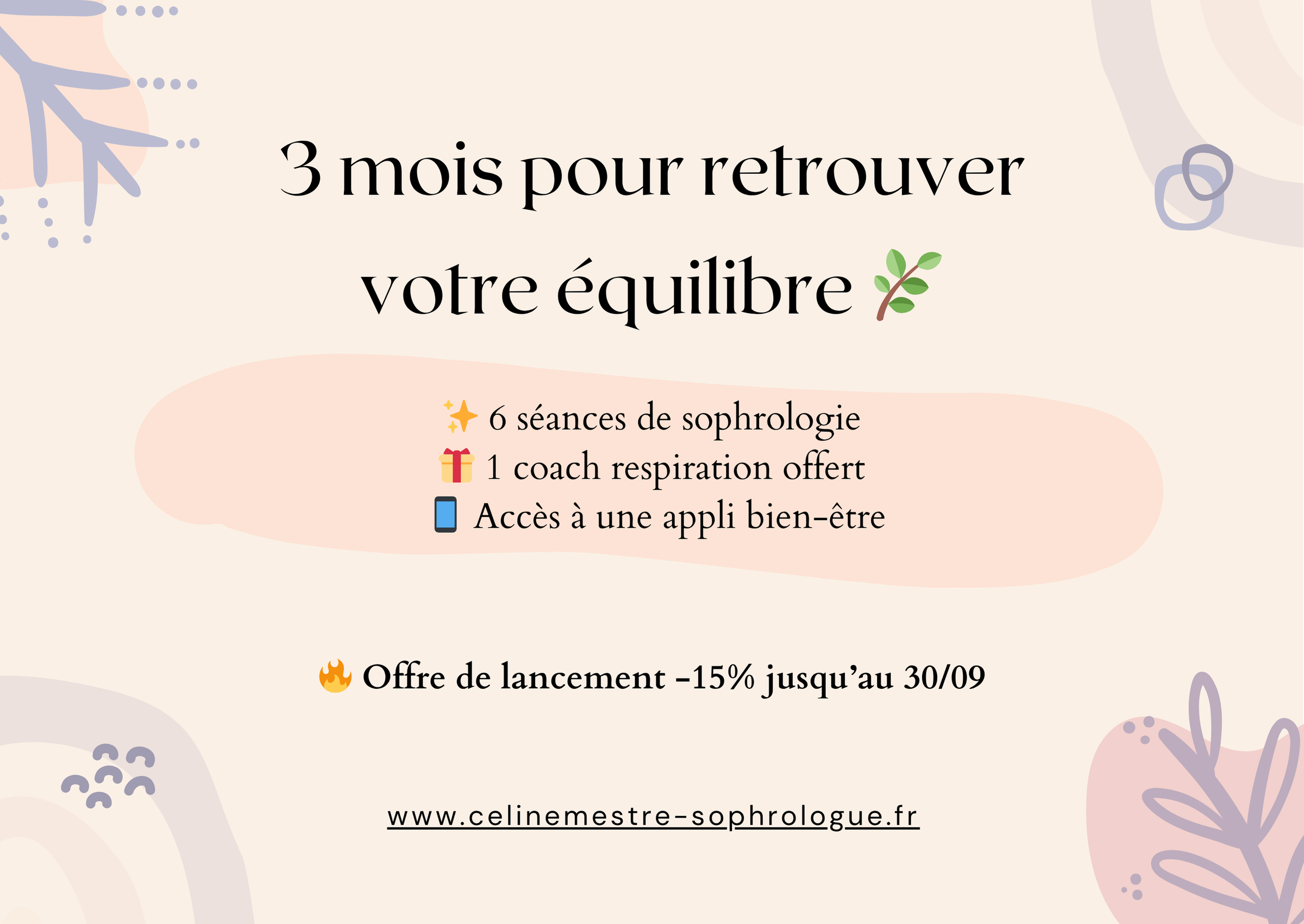 Atelier de sophrologie : "Nuit paisible, journée sereine"