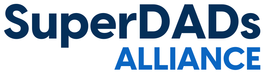 Image shows a logo of SuperDads Alliance™