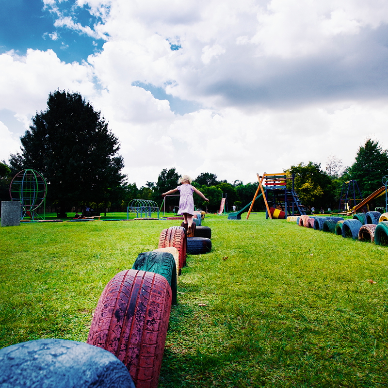 Hopping along the Tires
