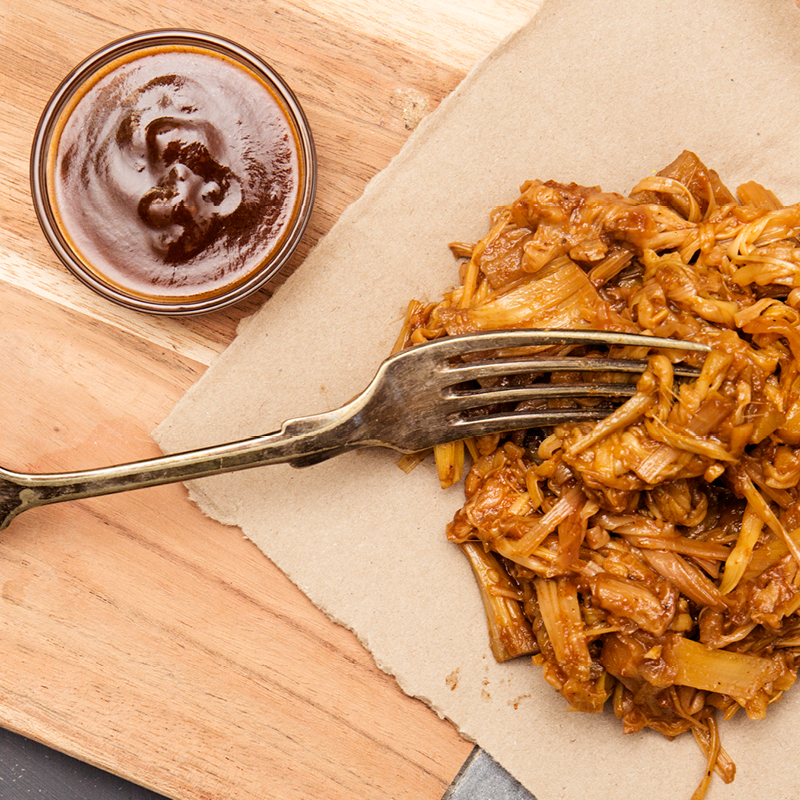 Pulled Jackfruit and BBQ Dip
