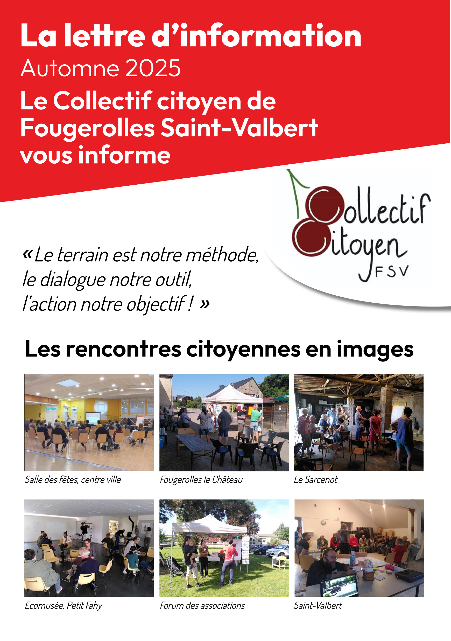Lettre d'information octobre 2025