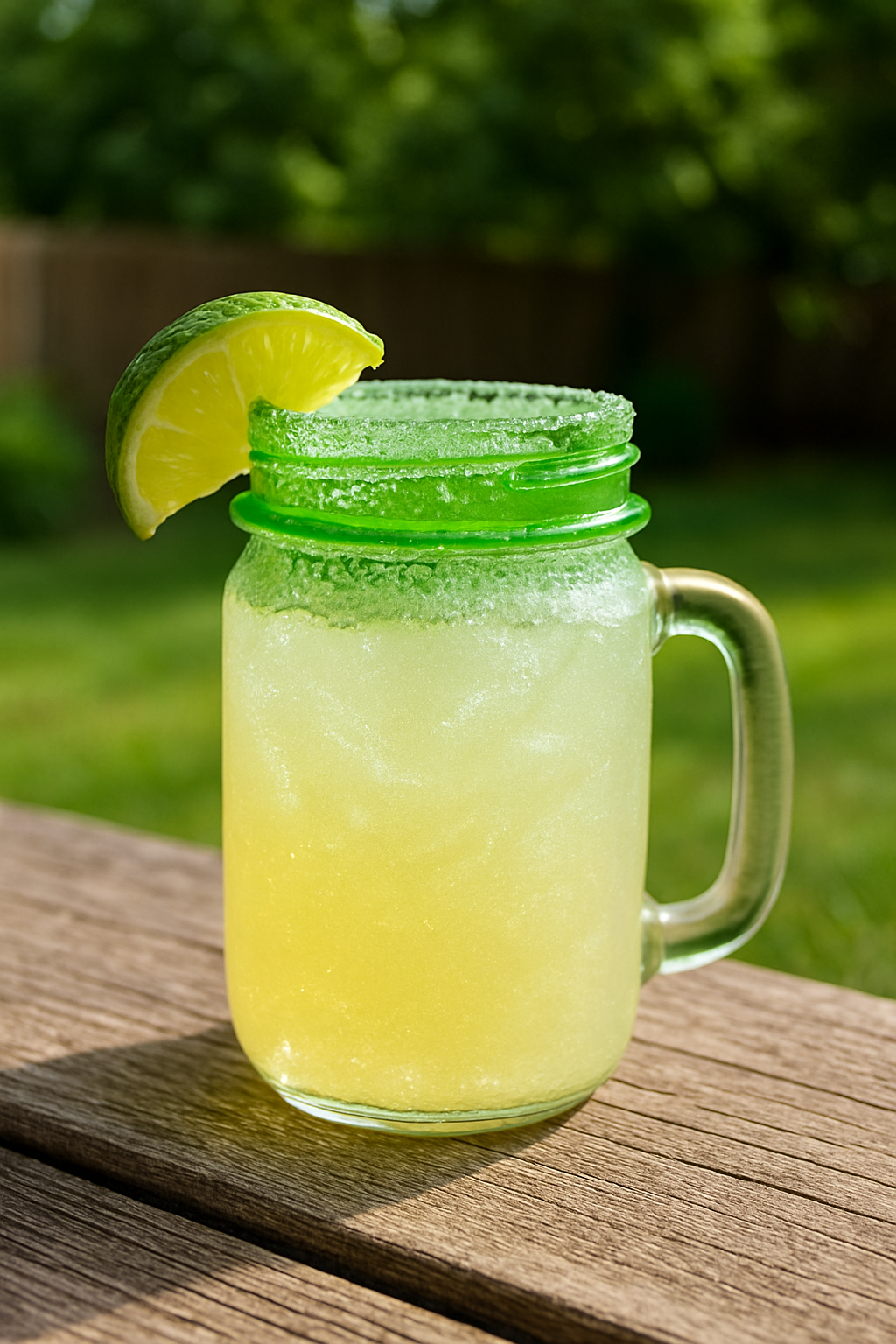 'Classic Lime Glitter-Rita"