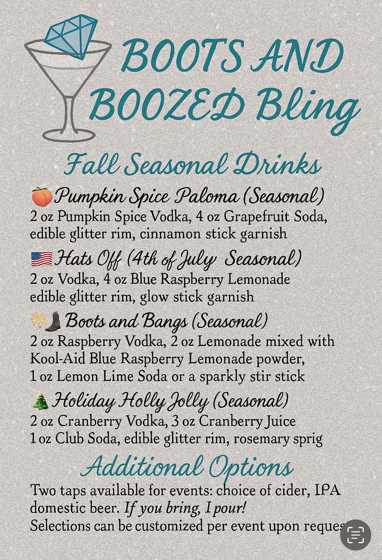 Seasonal "Signature~ Sip"