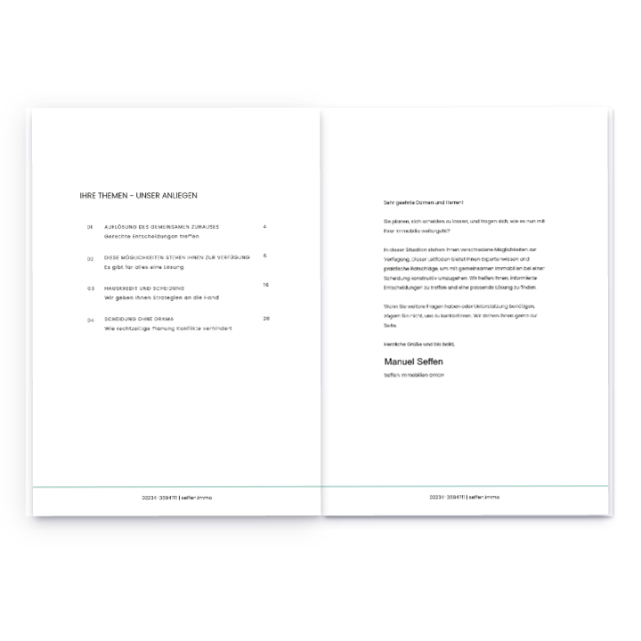 Gratis Ratgeber: Scheidungsimmobilien