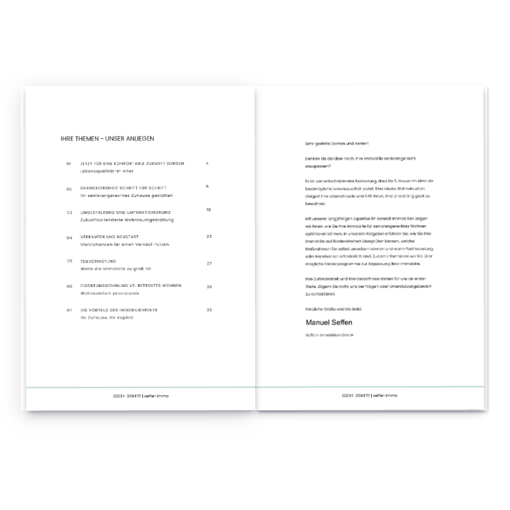 Gratis Ratgeber: Wohnen im Alter