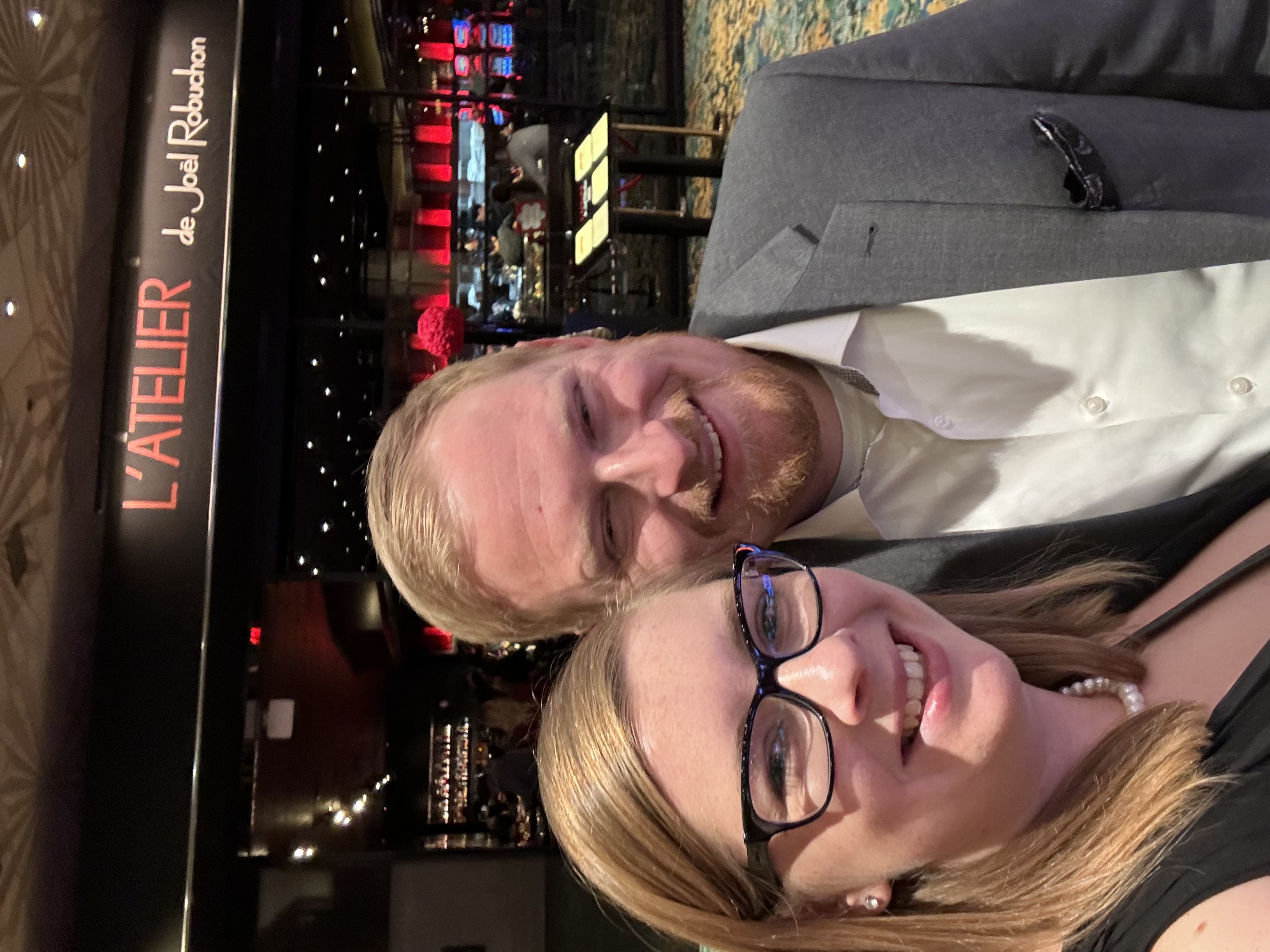 Fancy dinner in Las Vegas