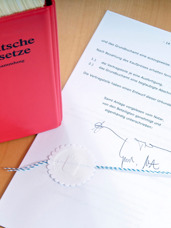 5. Notarielle Beurkundung