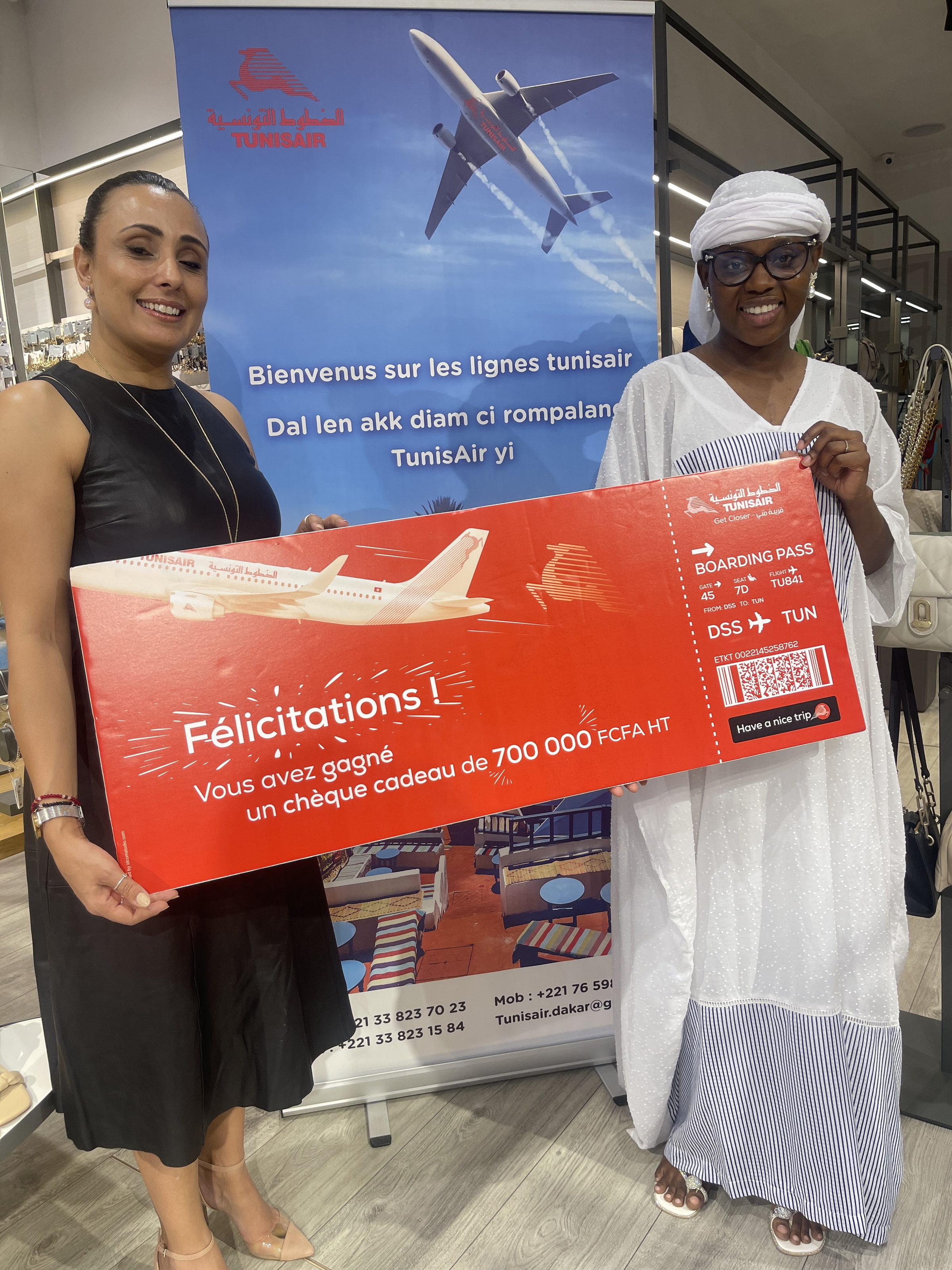 jeu concours avec la marque Parfois et Tunisair