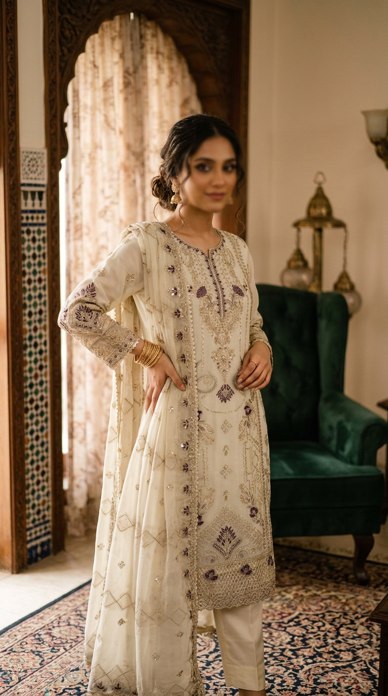 Pakistani affordable dress 